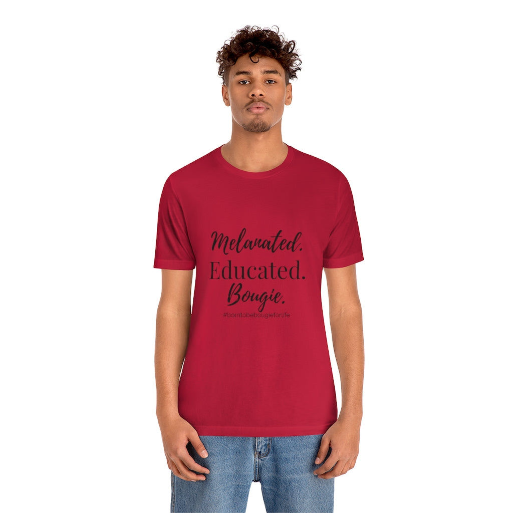 Melanated Educated Unisex Crew Neck Tee