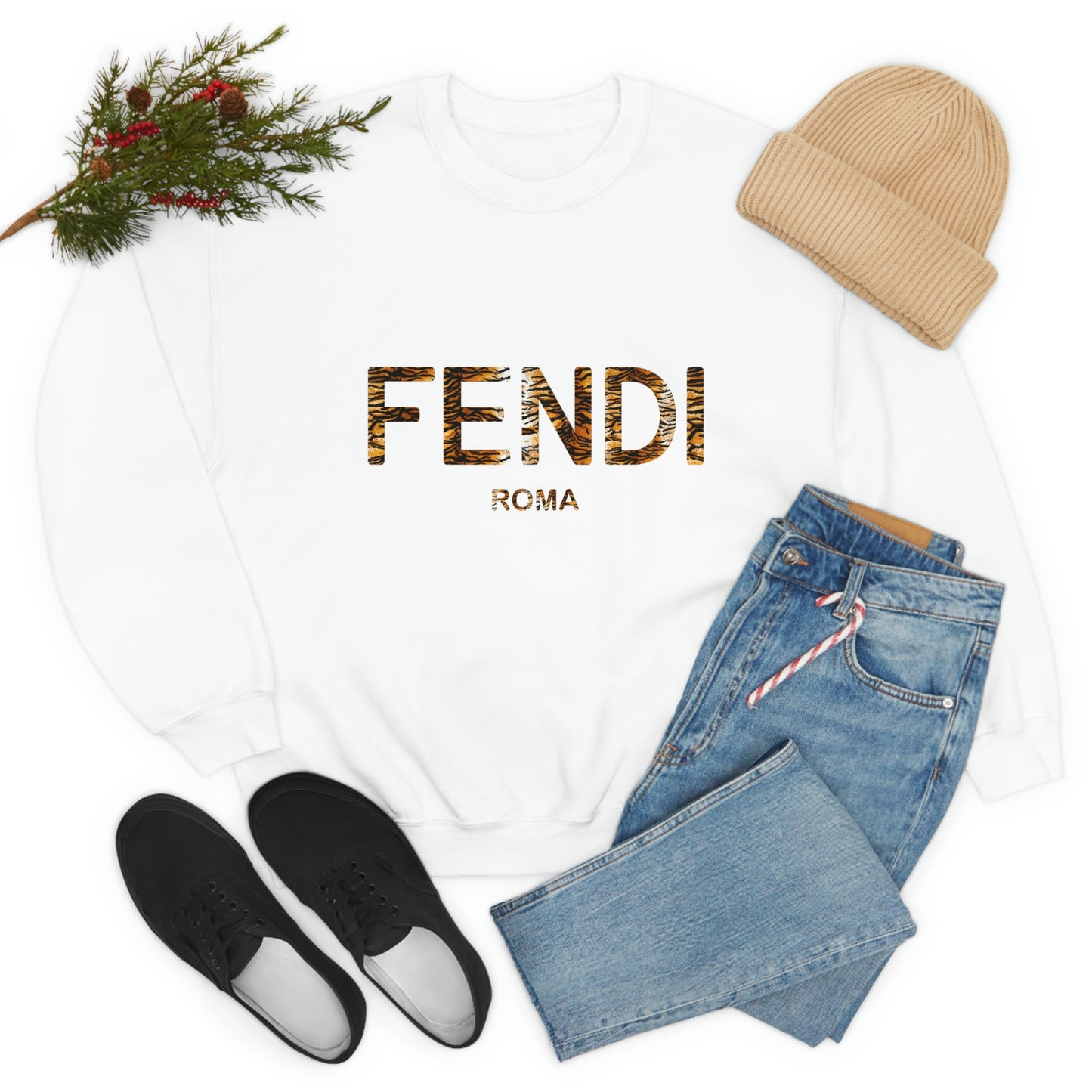 Wild at Heart - FF Roma Tiger Sweatshirt