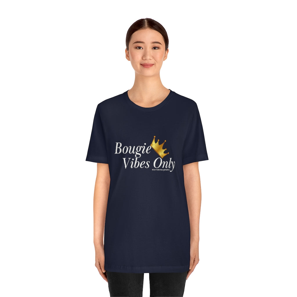 Bougie Vibes Only Unisex Crew Neck Sleeve Tee
