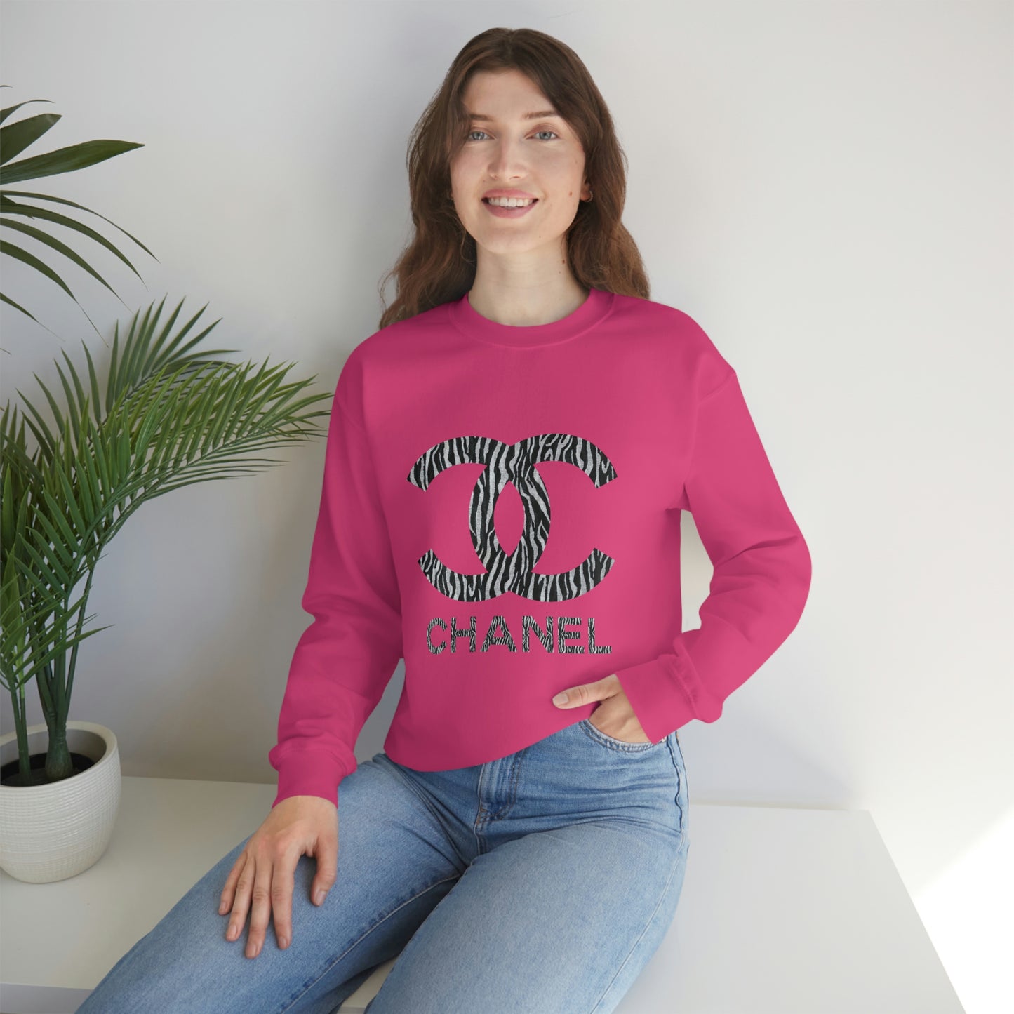 Wild At Heart Zebra - CC Sweatshirt