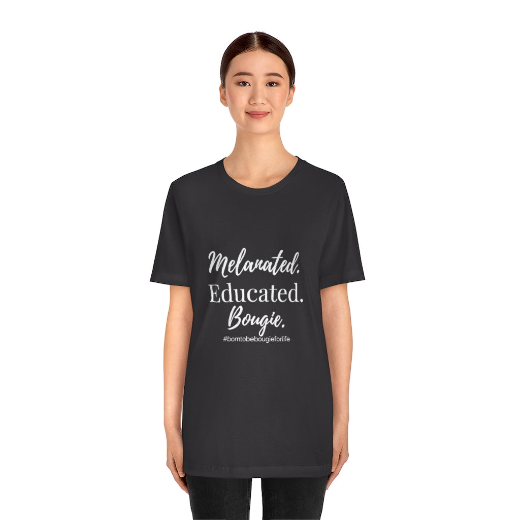 Melanated Educated Unisex Crew Neck Tee