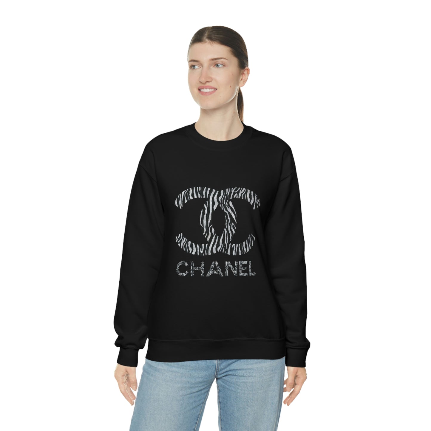 Wild At Heart Zebra - CC Sweatshirt