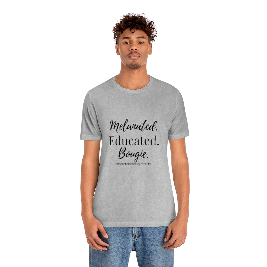 Melanated Educated Unisex Crew Neck Tee