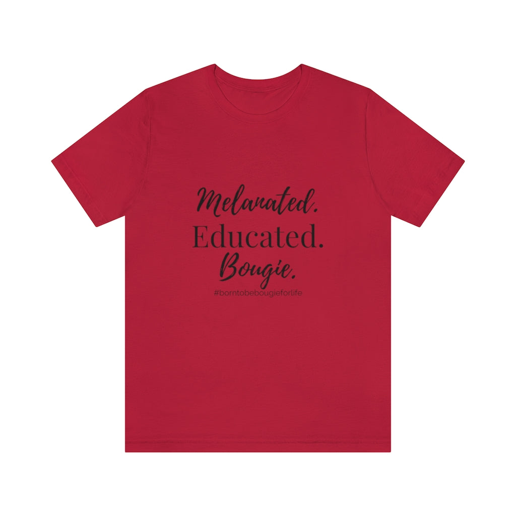 Melanated Educated Unisex Crew Neck Tee