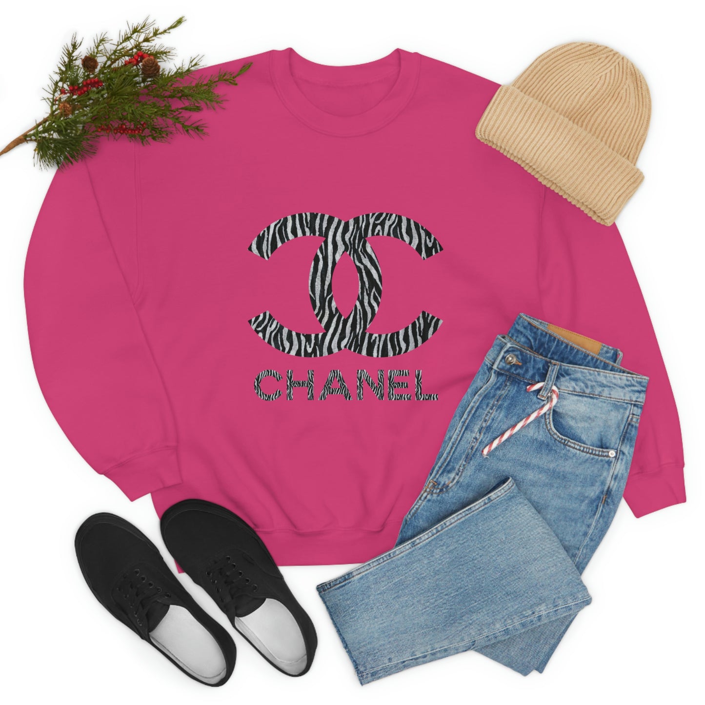 Wild At Heart Zebra - CC Sweatshirt