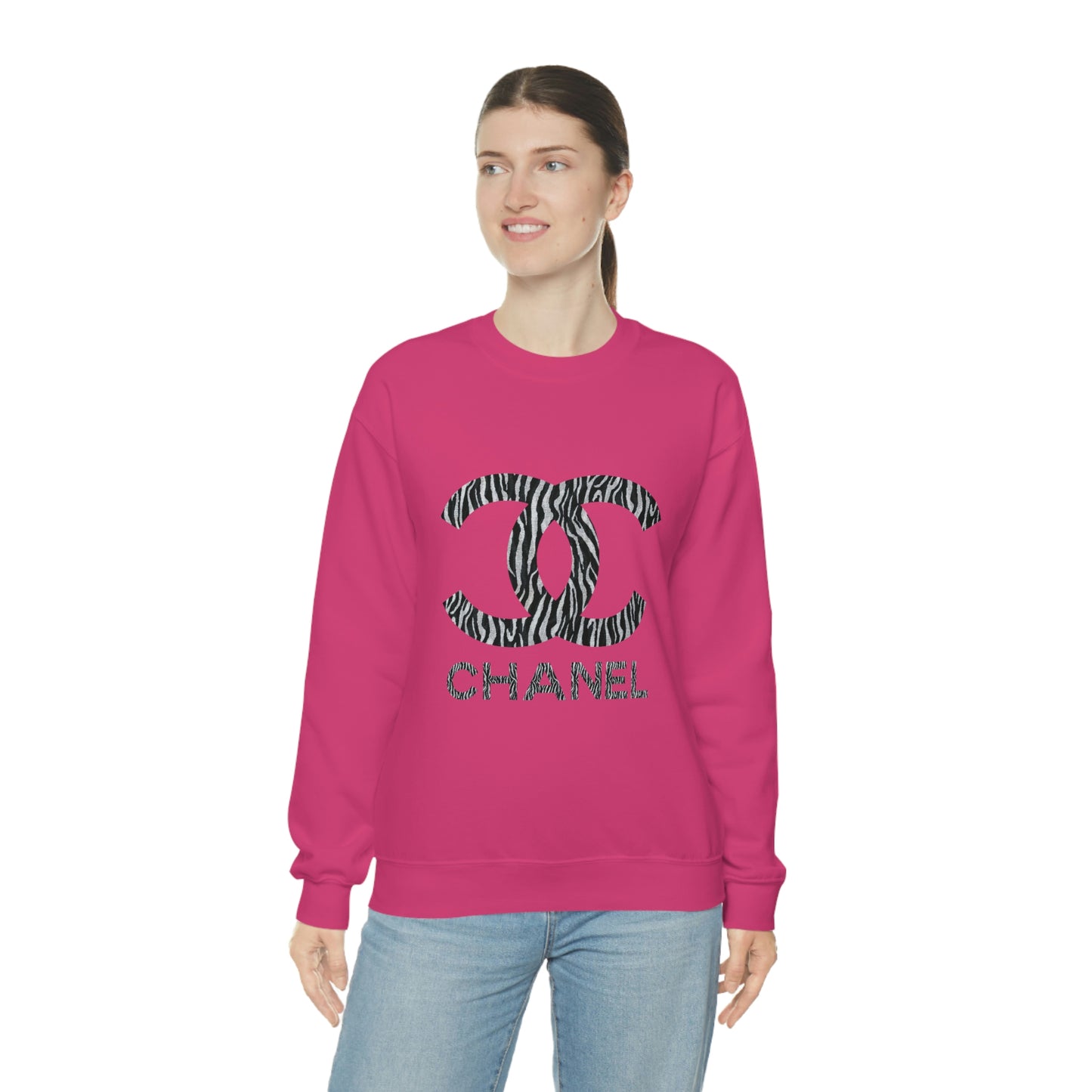 Wild At Heart Zebra - CC Sweatshirt