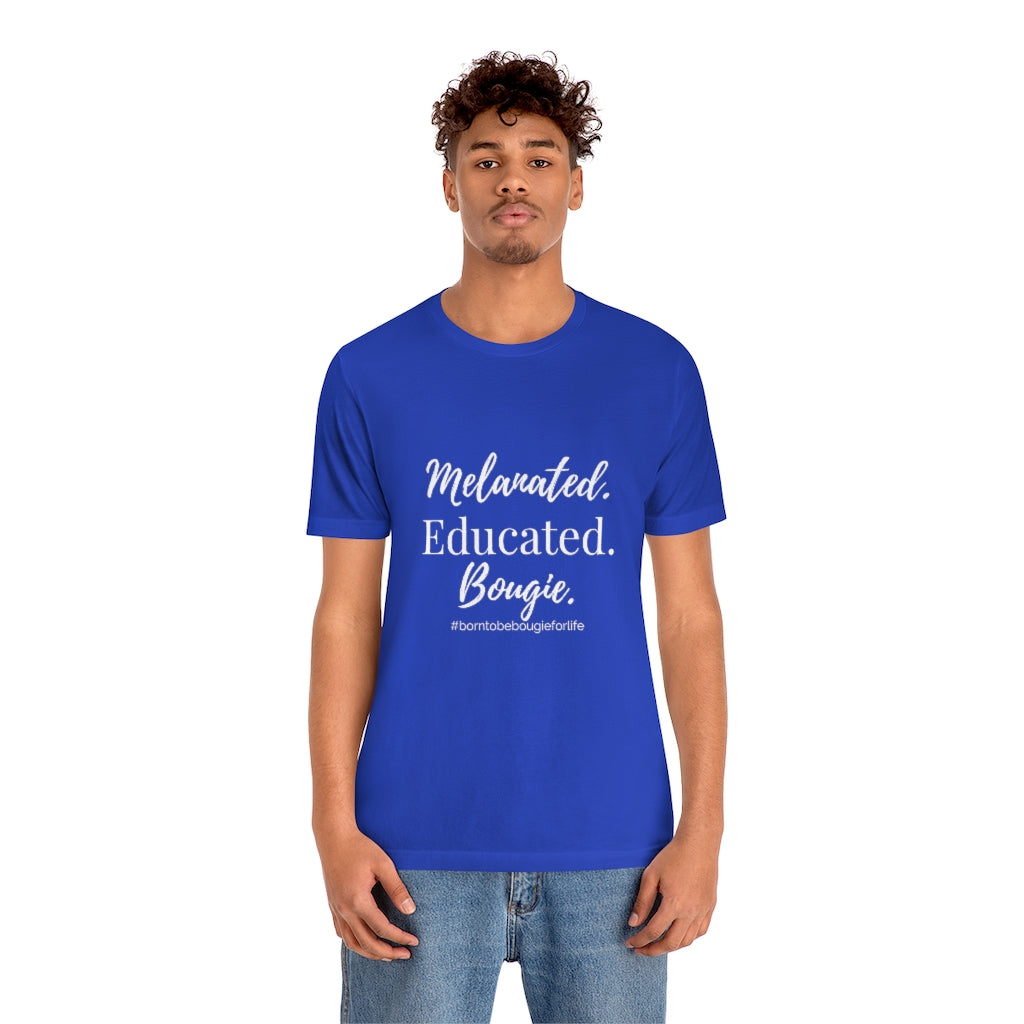 Melanated Educated Unisex Crew Neck Tee