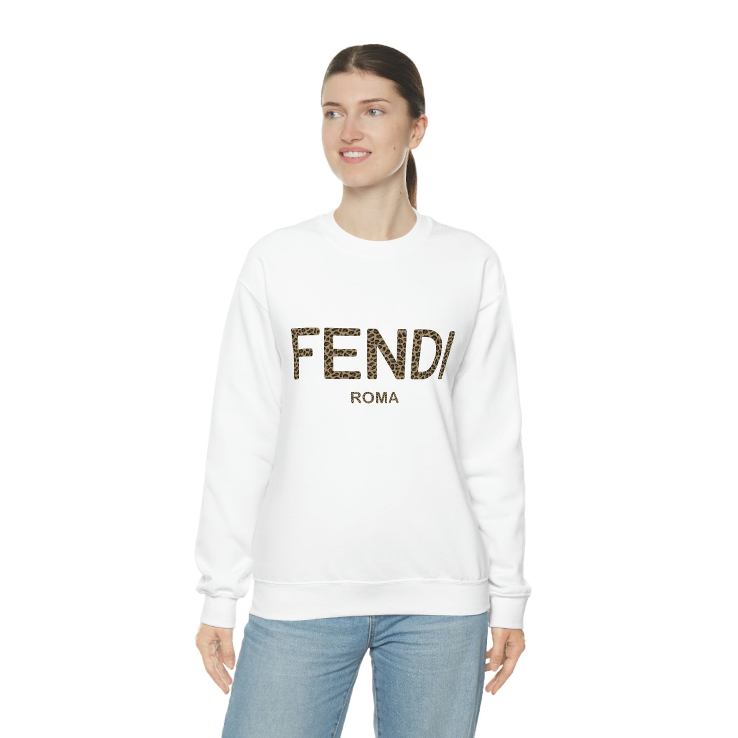 Wild at Heart - FF Roma Cheetah Sweatshirt