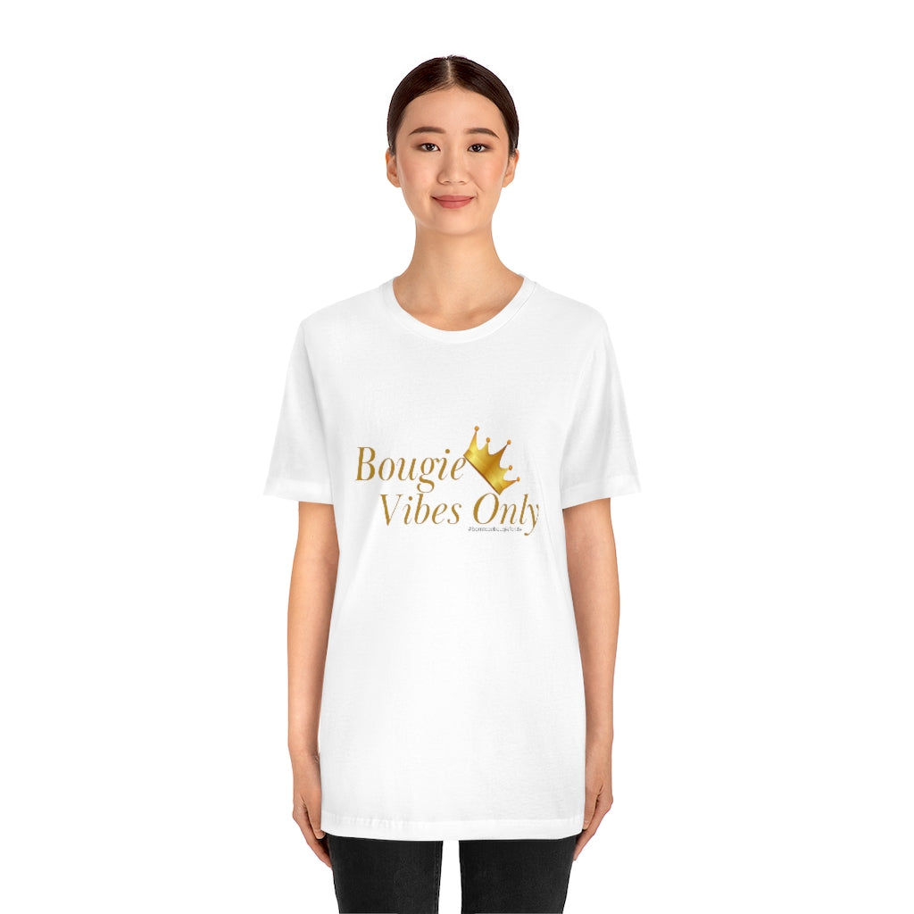 Bougie Vibes Only Unisex Crew Neck Sleeve Tee