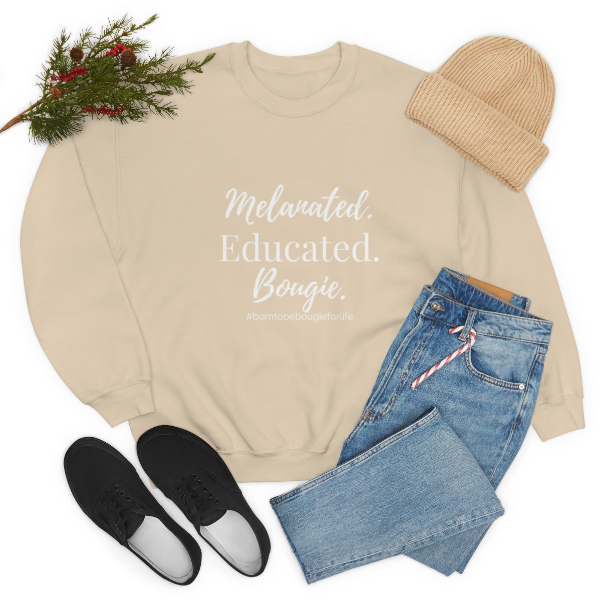 Melanated Educated Bougie Sweatshirt