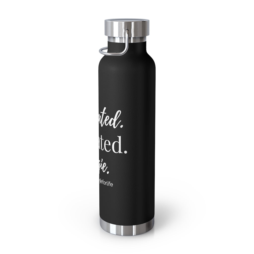 Melanated Educated Bougie - Screw Top Lid Tumbler - 4 Colors