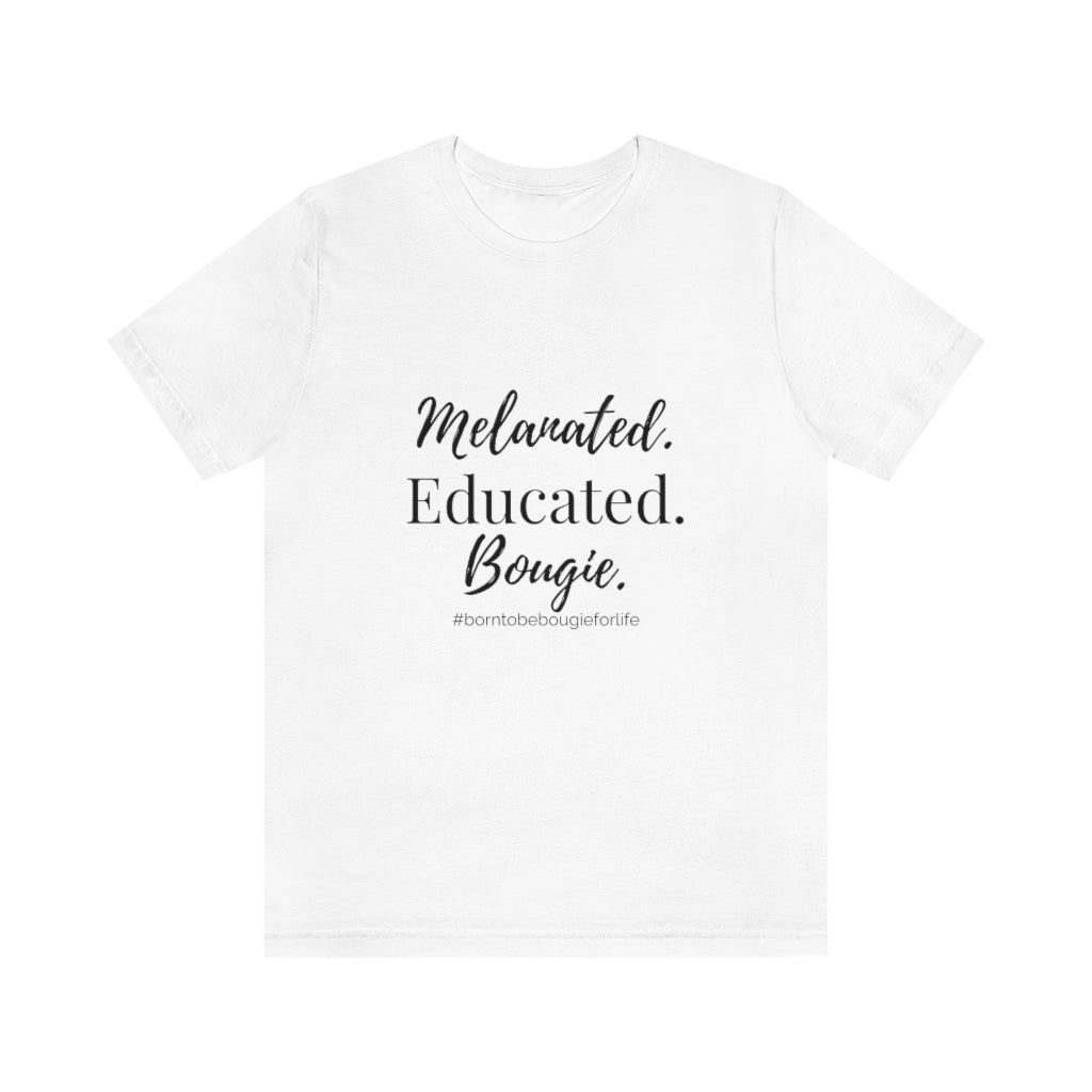 Melanated Educated Unisex Crew Neck Tee