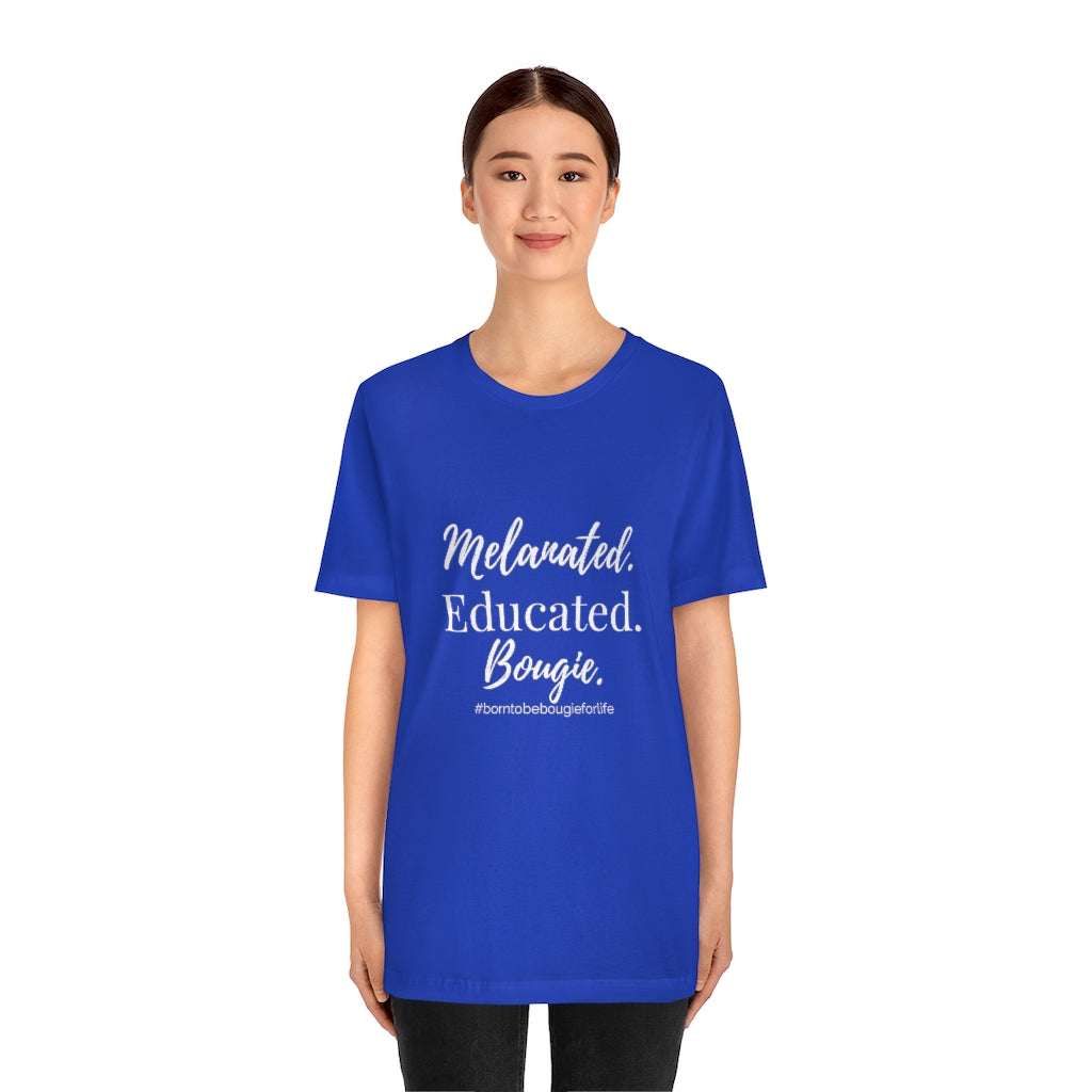 Melanated Educated Unisex Crew Neck Tee