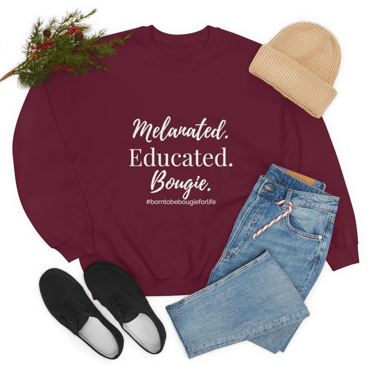 Melanated Educated Bougie Sweatshirt