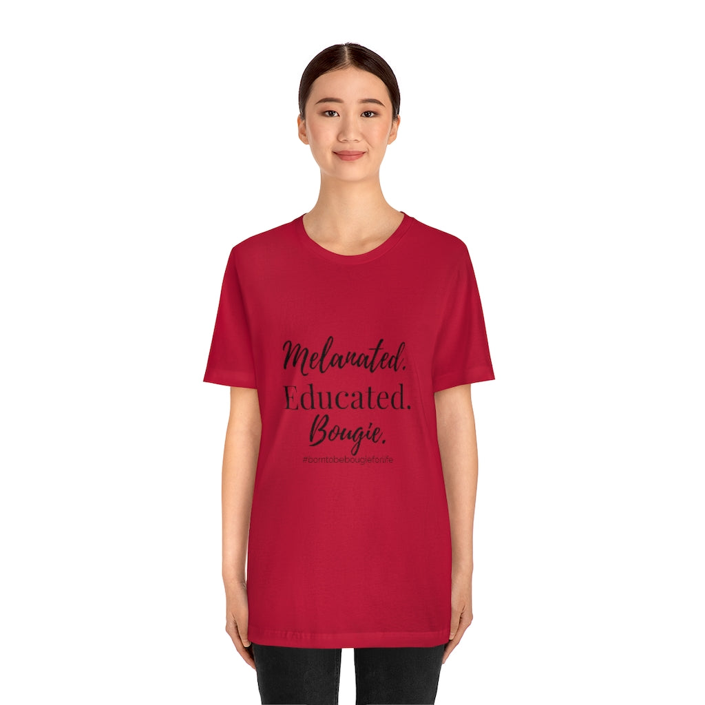 Melanated Educated Unisex Crew Neck Tee