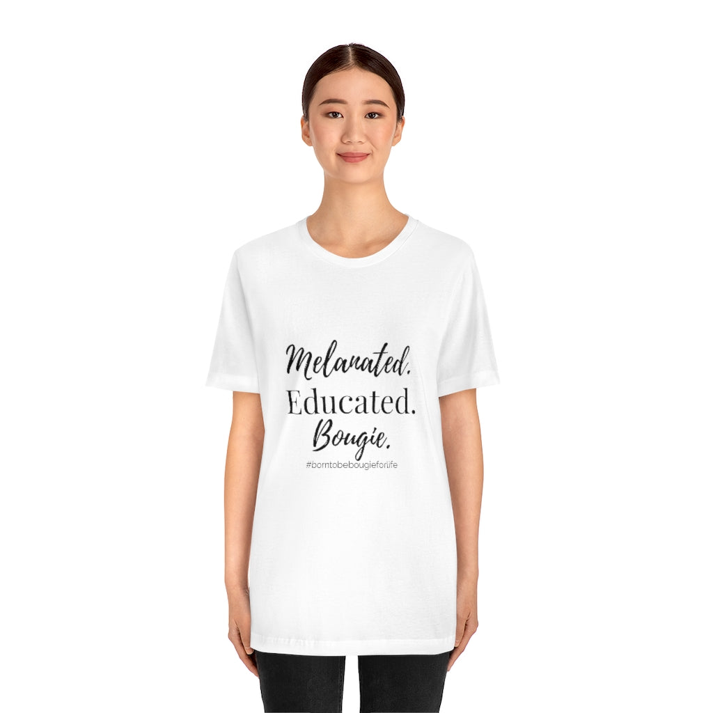 Melanated Educated Unisex Crew Neck Tee