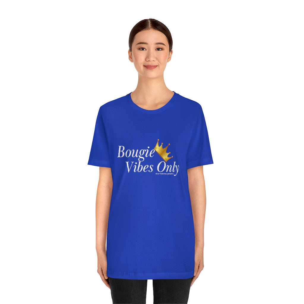 Bougie Vibes Only Unisex Crew Neck Sleeve Tee