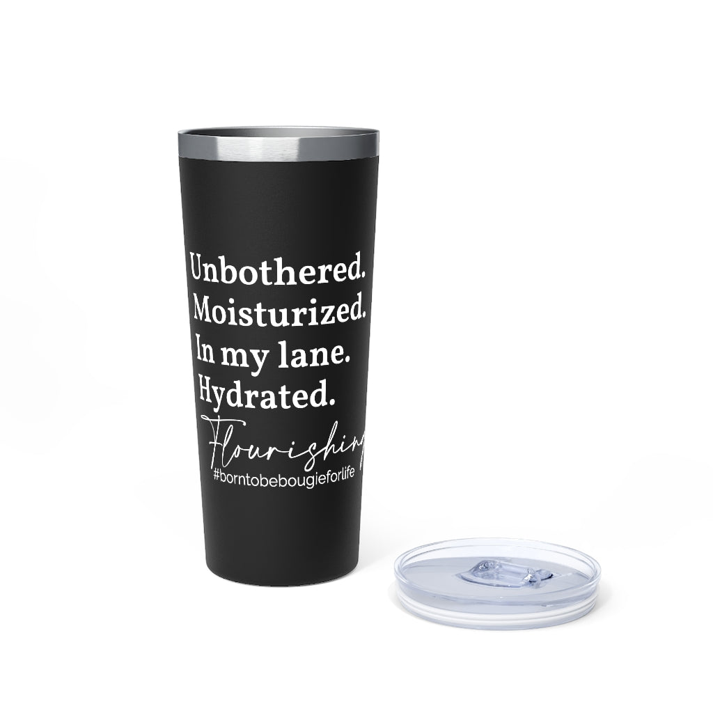 Unbothered & Flourishing Push On Lid Tumbler - 2 Colors