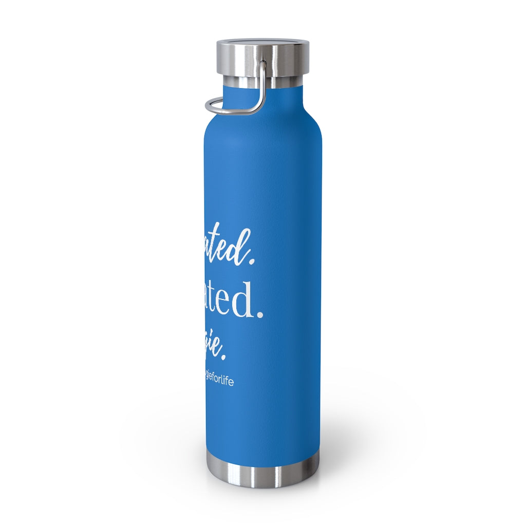 Melanated Educated Bougie - Screw Top Lid Tumbler - 4 Colors