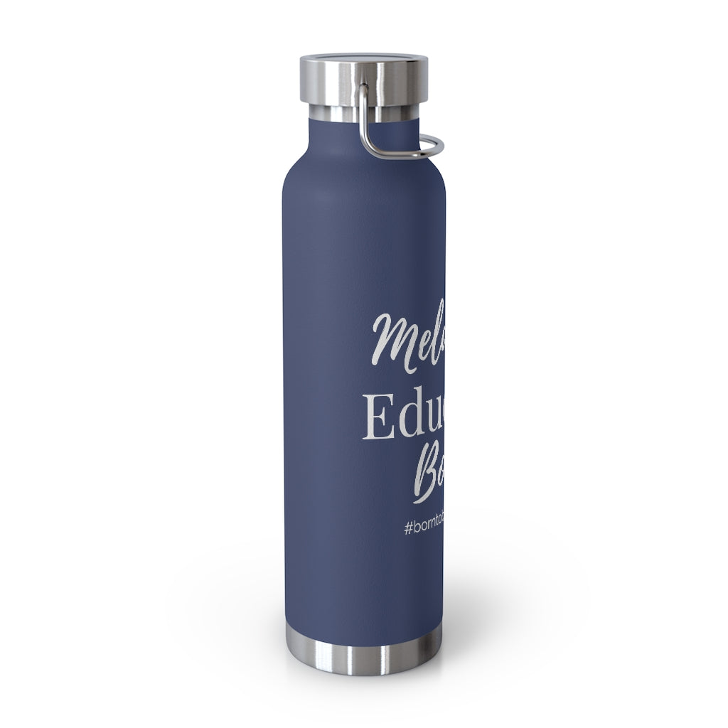 Melanated Educated Bougie - Screw Top Lid Tumbler - 4 Colors