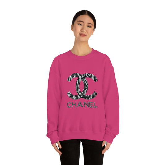 Wild At Heart Zebra - CC Sweatshirt