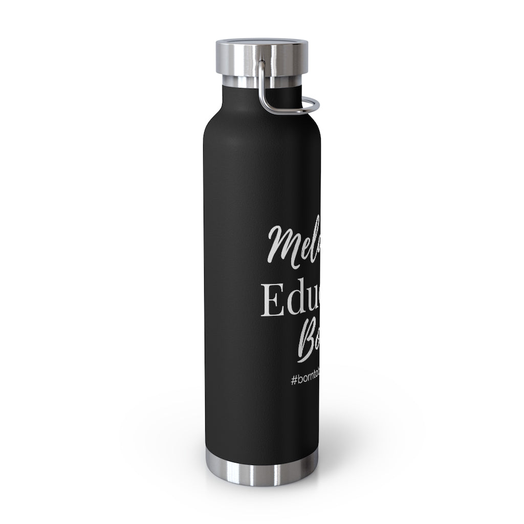 Melanated Educated Bougie - Screw Top Lid Tumbler - 4 Colors