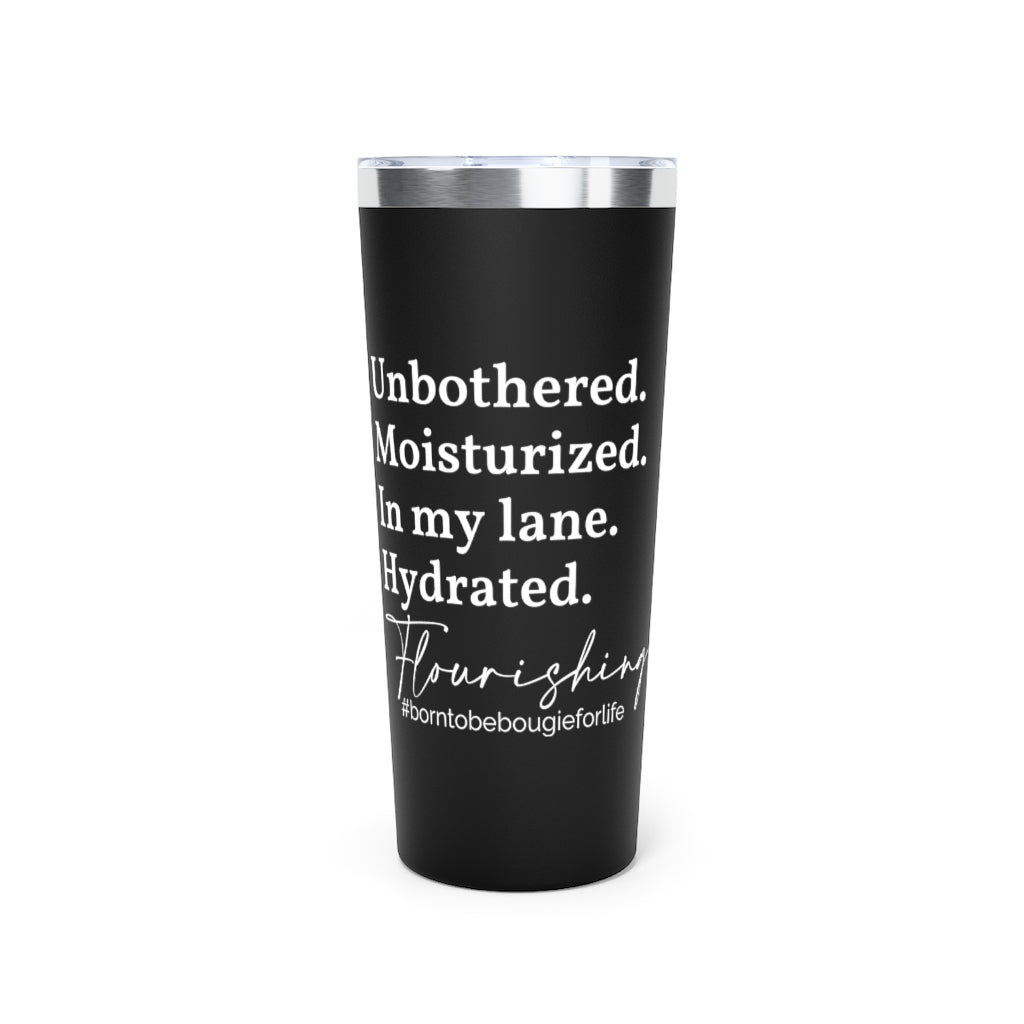 Unbothered & Flourishing Push On Lid Tumbler - 2 Colors